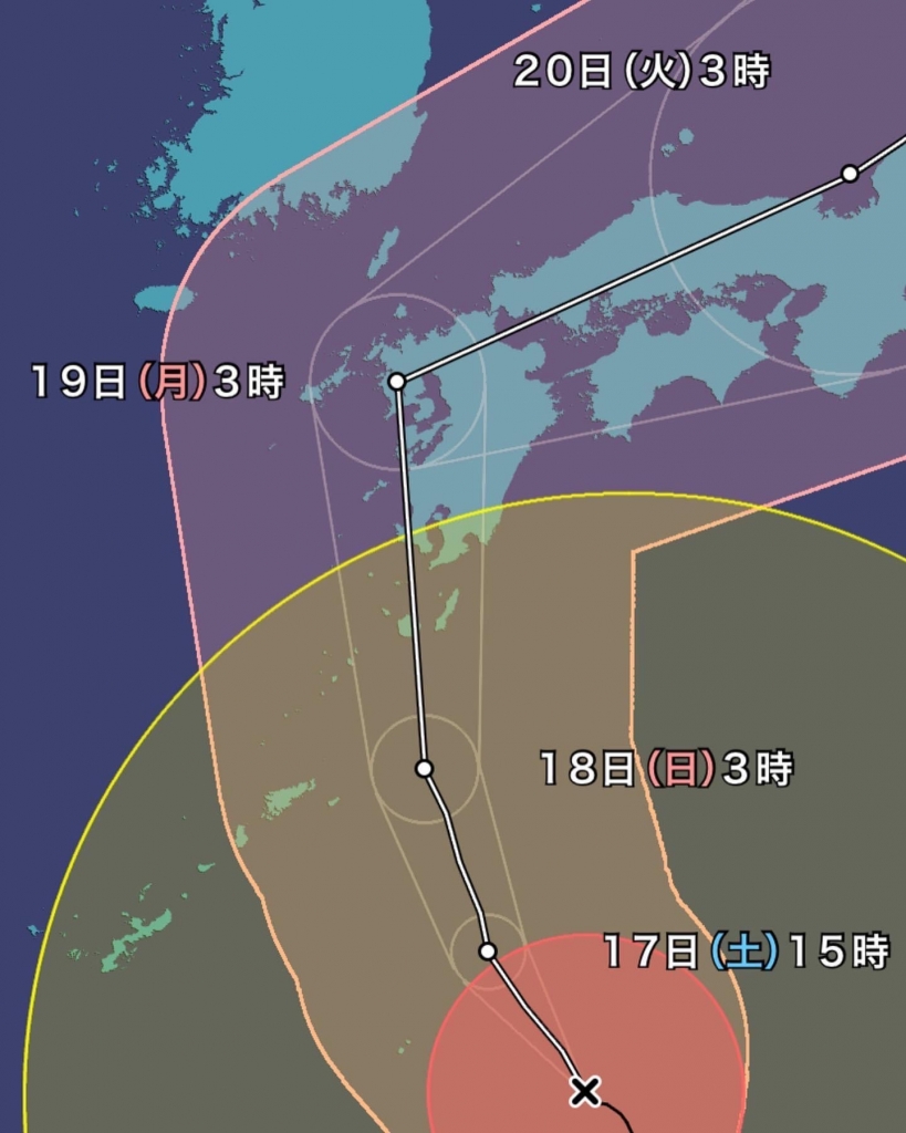 台風１４号